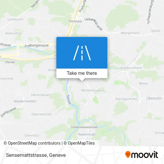 Sensemattstrasse map