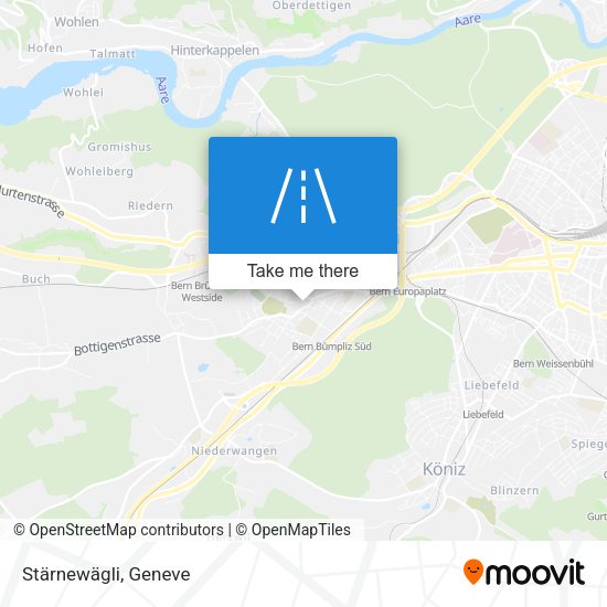 Stärnewägli map