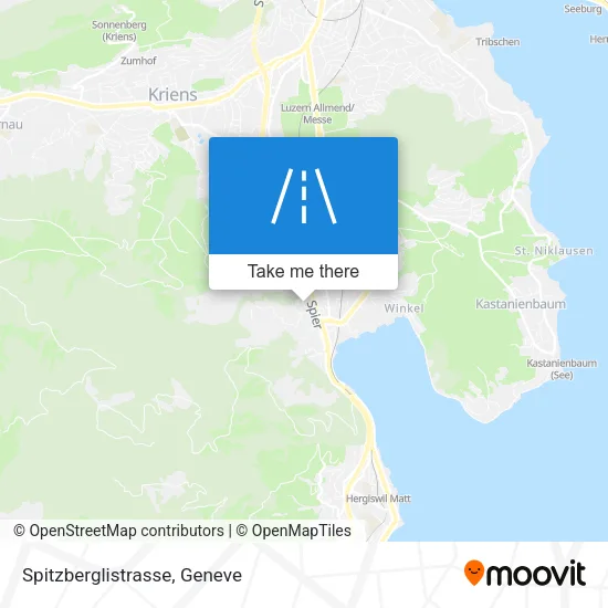 Spitzberglistrasse map