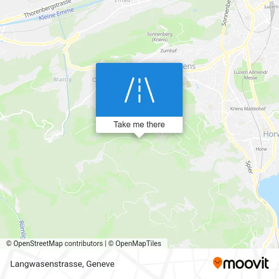 Langwasenstrasse map