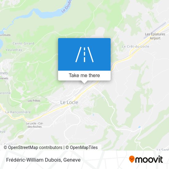 Frédéric-William Dubois map