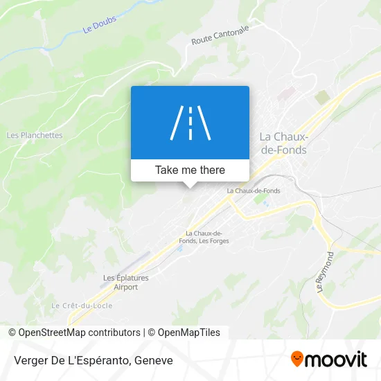 Verger De L'Espéranto plan