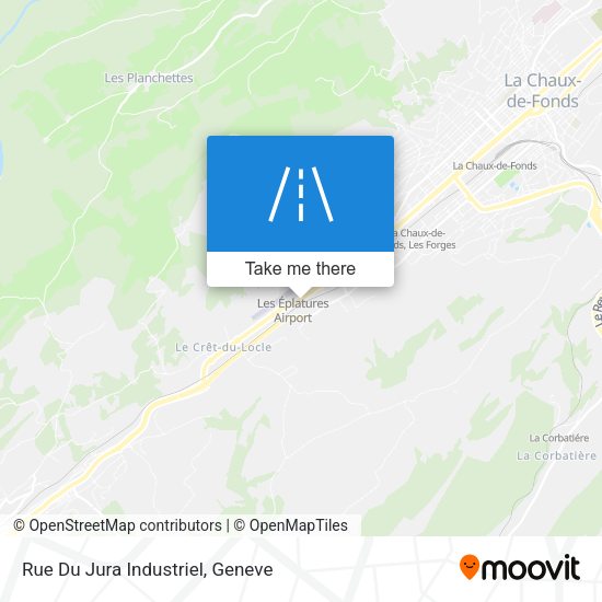 Rue Du Jura Industriel map