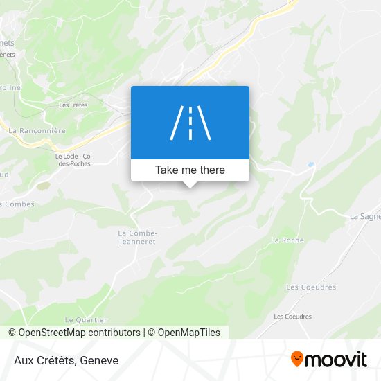 Aux Crétêts map