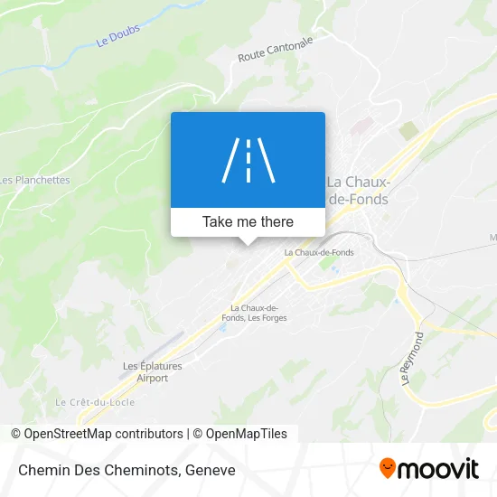 Chemin Des Cheminots map