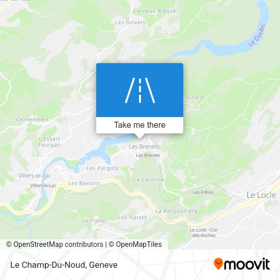 Le Champ-Du-Noud map