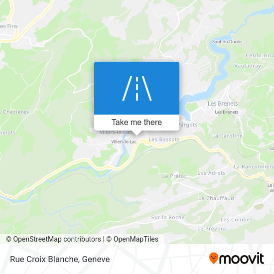 Rue Croix Blanche map