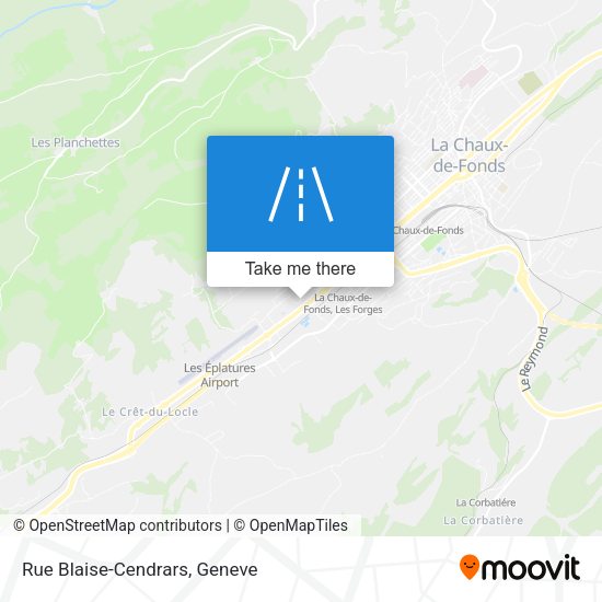Rue Blaise-Cendrars map