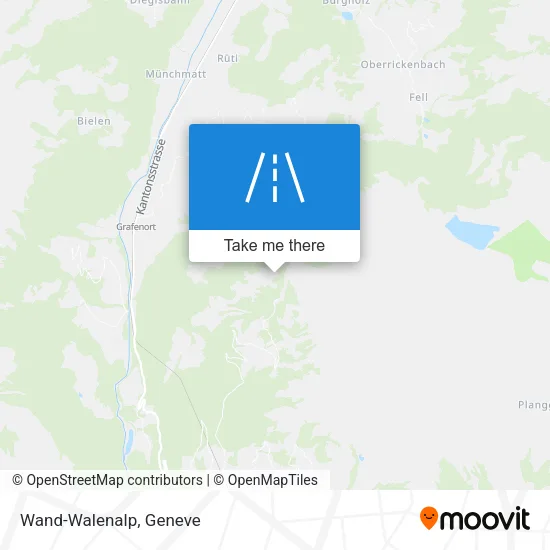 Wand-Walenalp map
