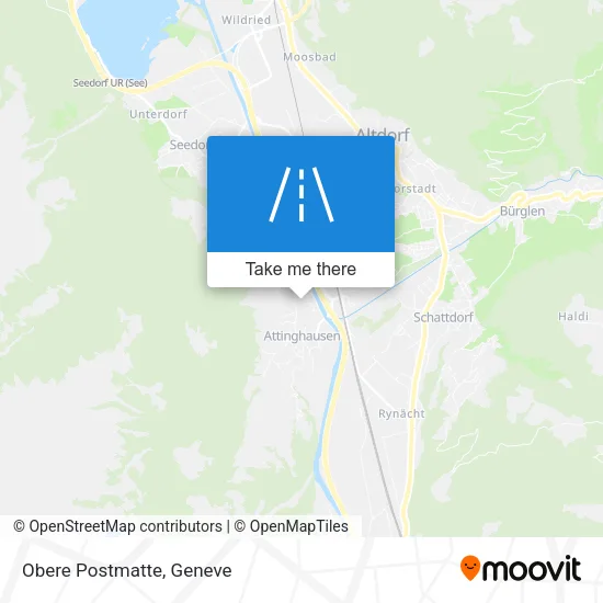 Obere Postmatte map