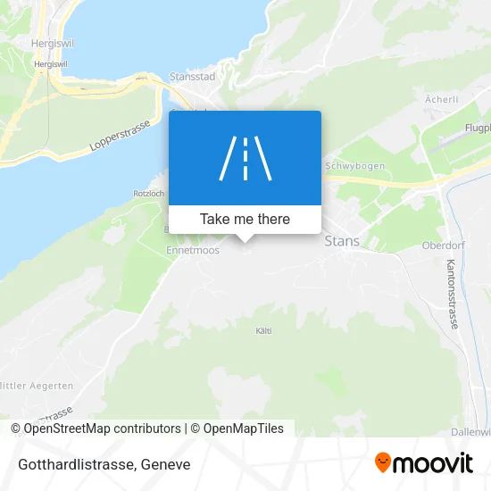 Gotthardlistrasse map