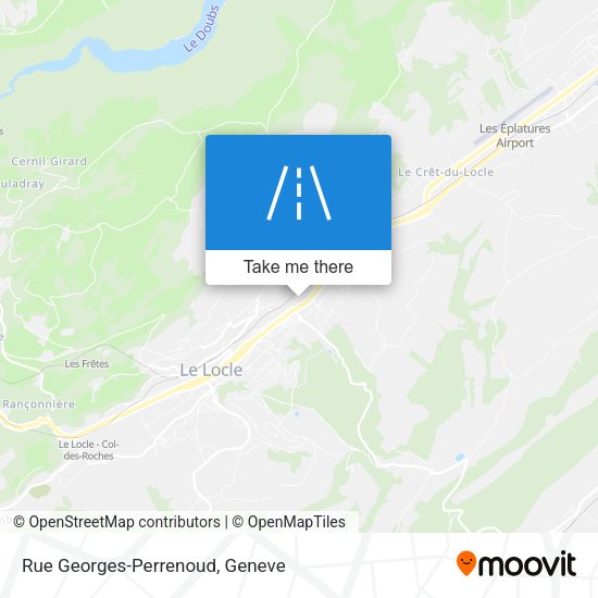 Rue Georges-Perrenoud map