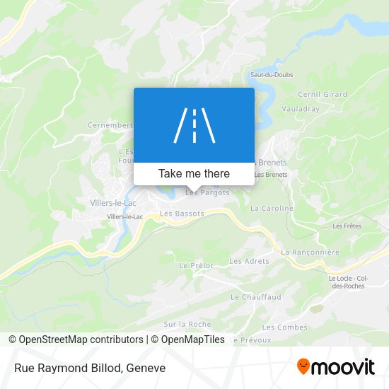 Rue Raymond Billod map