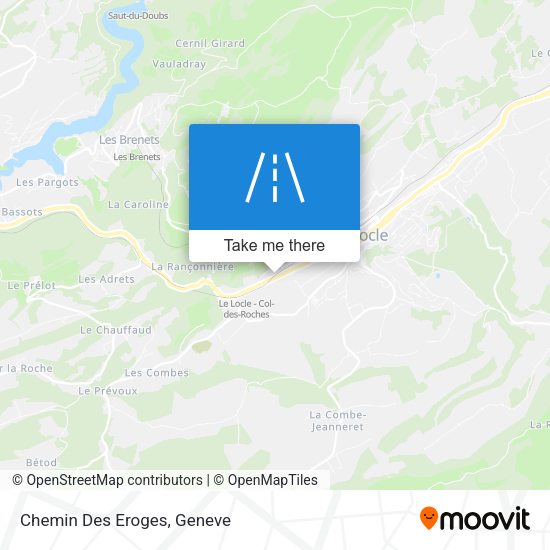 Chemin Des Eroges map
