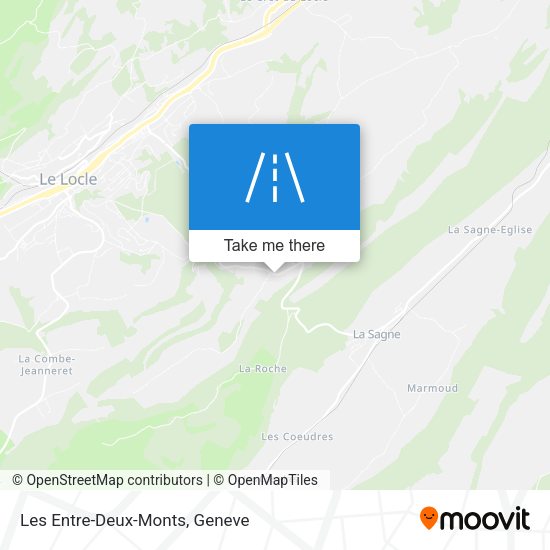 Les Entre-Deux-Monts map