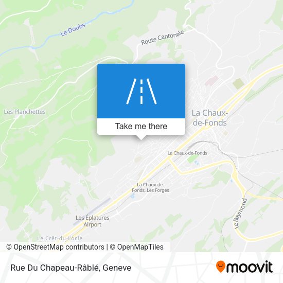 Rue Du Chapeau-Râblé map