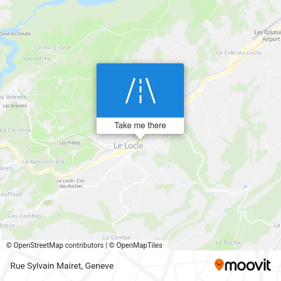 Rue Sylvain Mairet plan