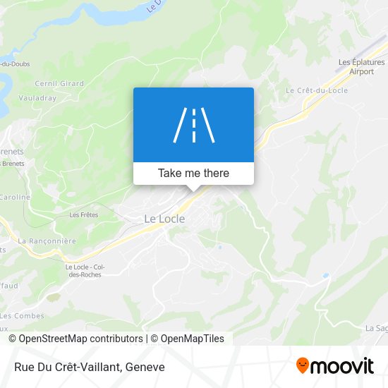 Rue Du Crêt-Vaillant map