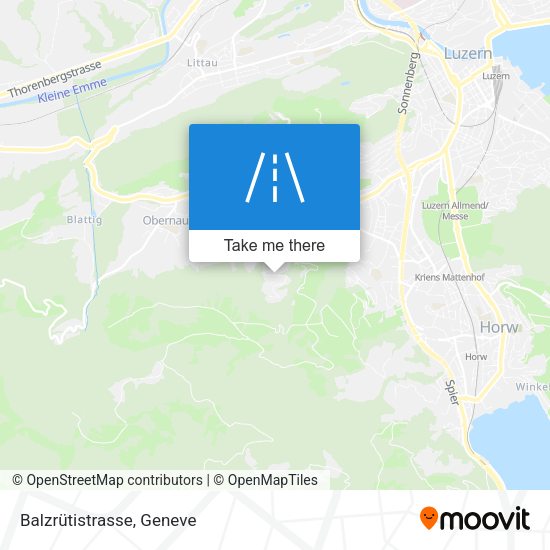Balzrütistrasse map
