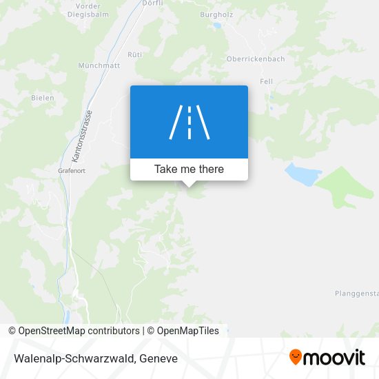 Walenalp-Schwarzwald map