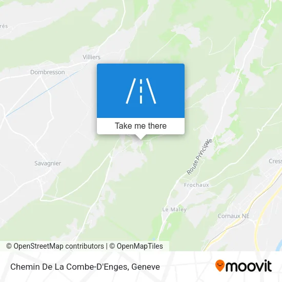Chemin De La Combe-D'Enges map