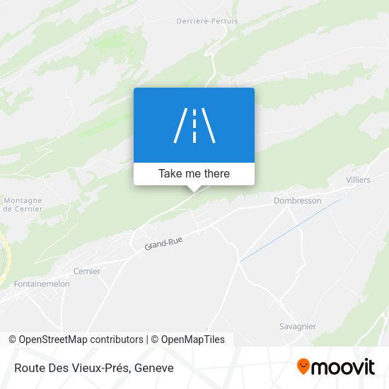 Route Des Vieux-Prés map
