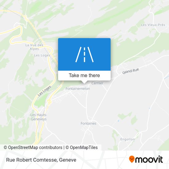 Rue Robert Comtesse map