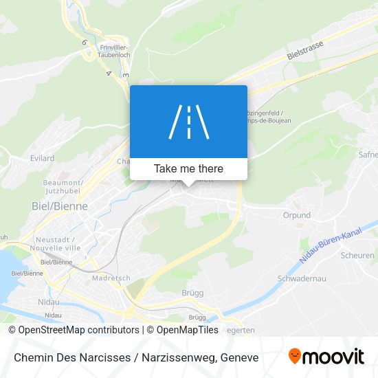 Chemin Des Narcisses / Narzissenweg map