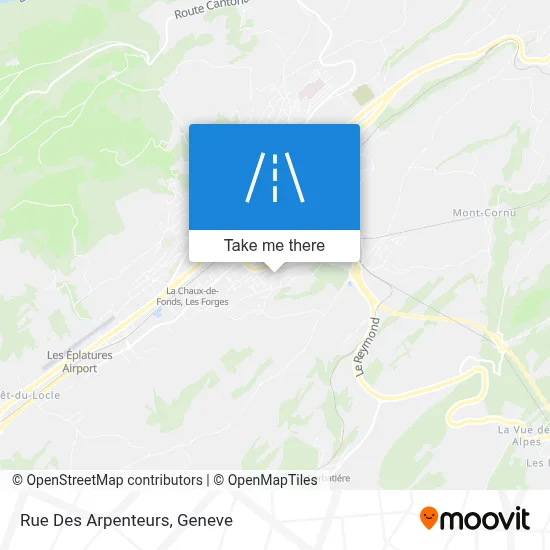 Rue Des Arpenteurs map
