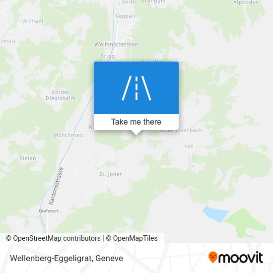 Wellenberg-Eggeligrat map