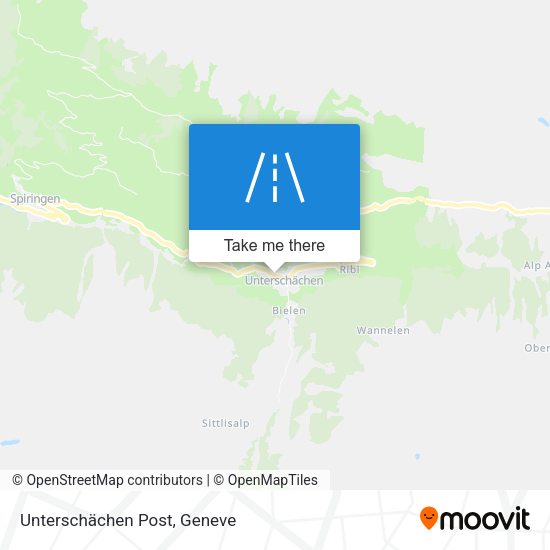 Unterschächen Post map