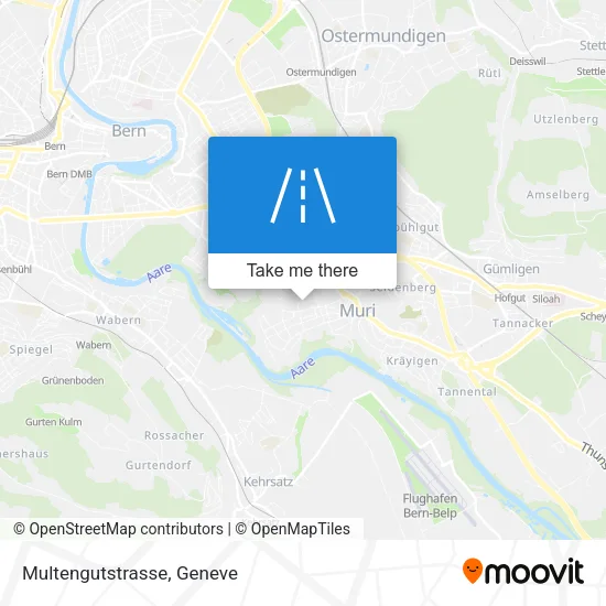 Multengutstrasse map