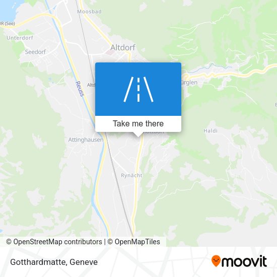Gotthardmatte map