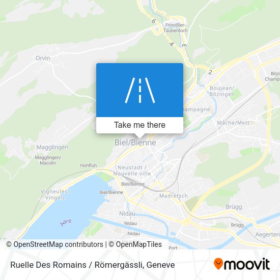 Ruelle Des Romains / Römergässli map