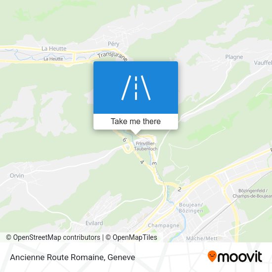 Ancienne Route Romaine map