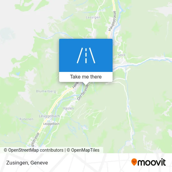 Zusingen map