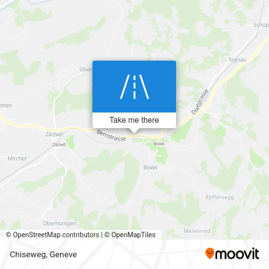 Chiseweg map