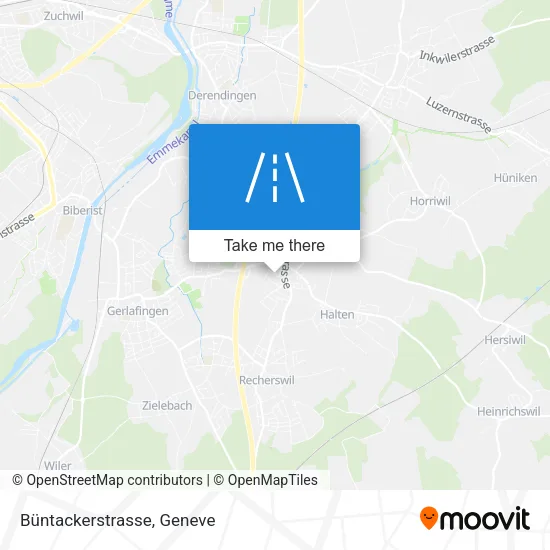 Büntackerstrasse map