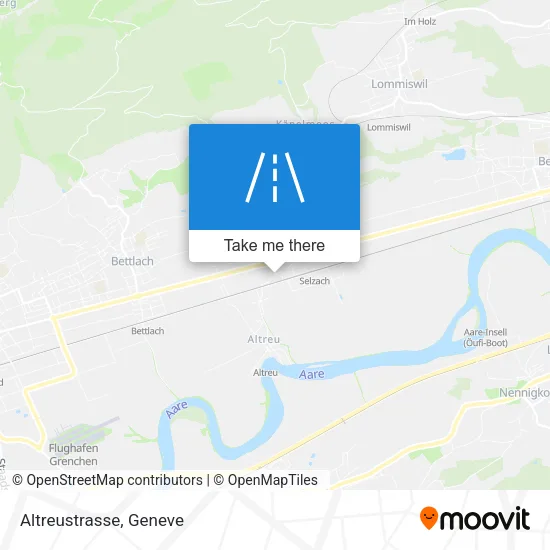 Altreustrasse map