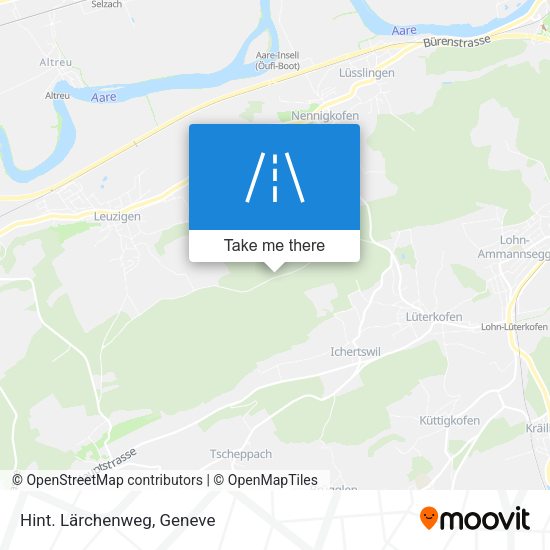 Hint. Lärchenweg map