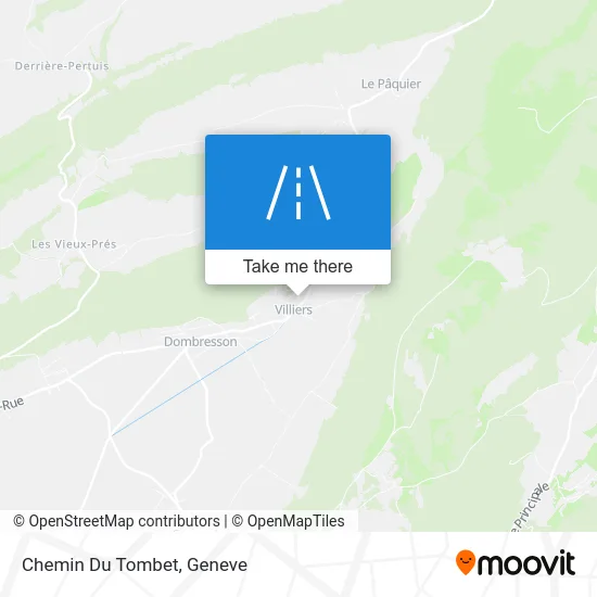 Chemin Du Tombet map