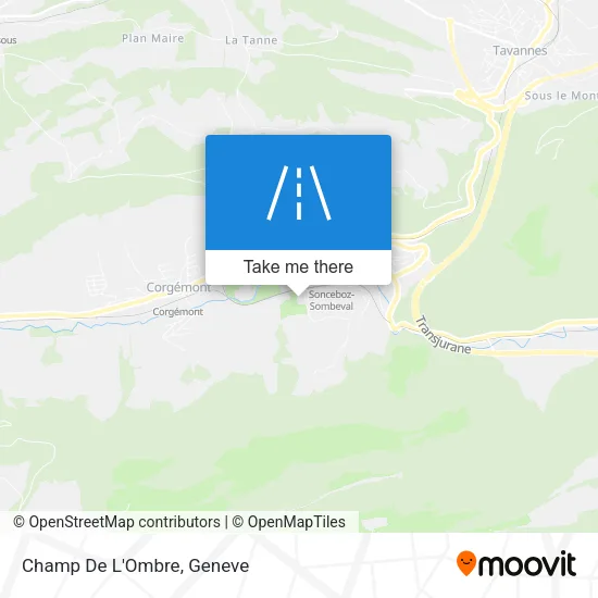 Champ De L'Ombre map