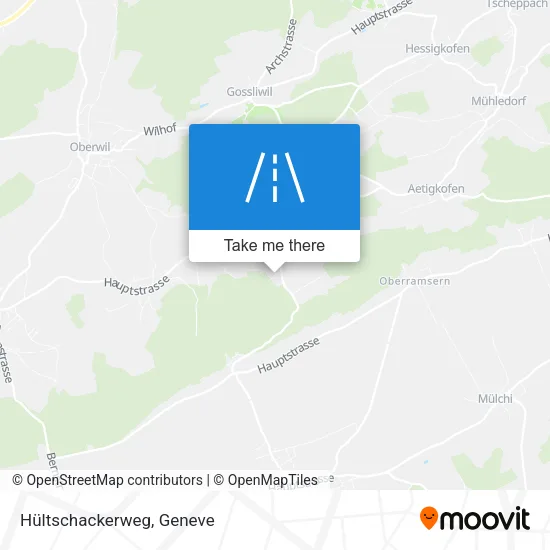 Hültschackerweg map