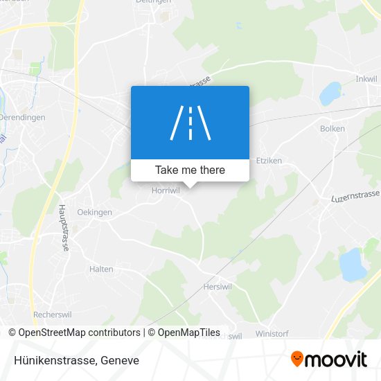 Hünikenstrasse map