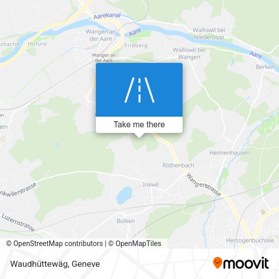 Waudhüttewäg map