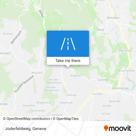 Joderfeldweg map