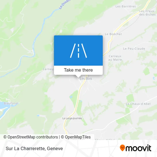 Sur La Charrerette map