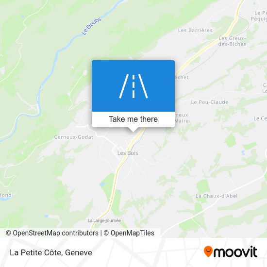 La Petite Côte map