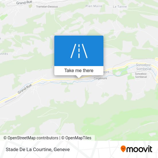 Stade De La Courtine map