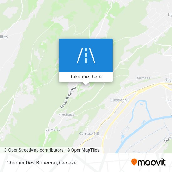Chemin Des Brisecou map